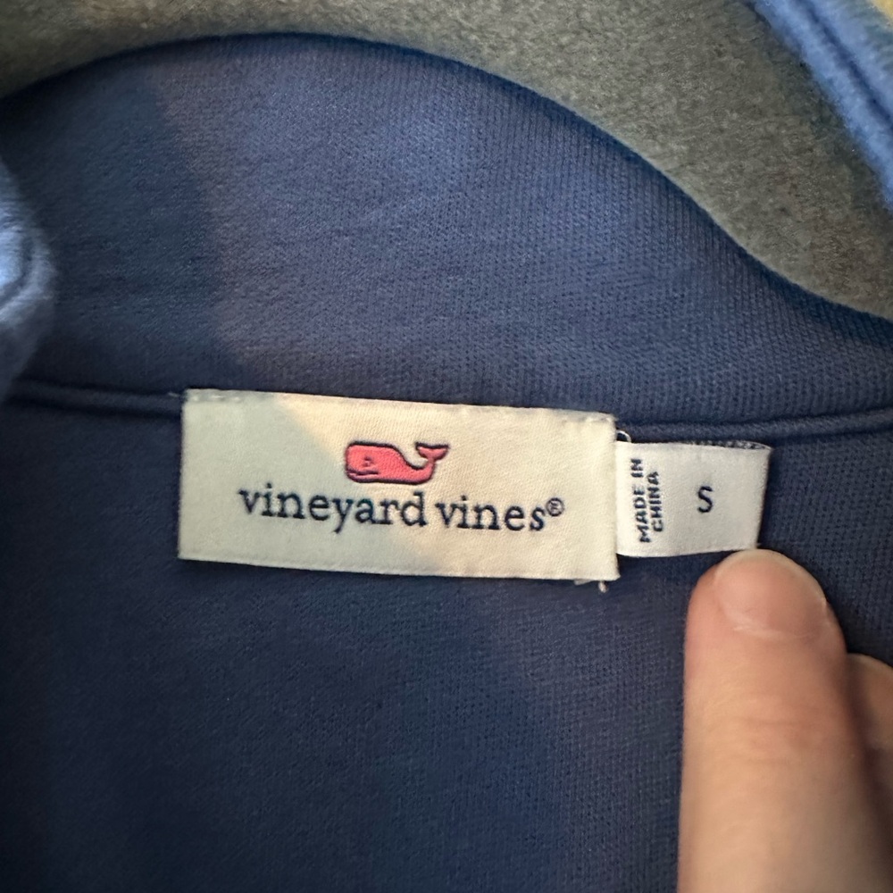 EUC Vineyard Vines holiday/winter 3/4 zip pullover; women’s size small - Picture 5 of 6